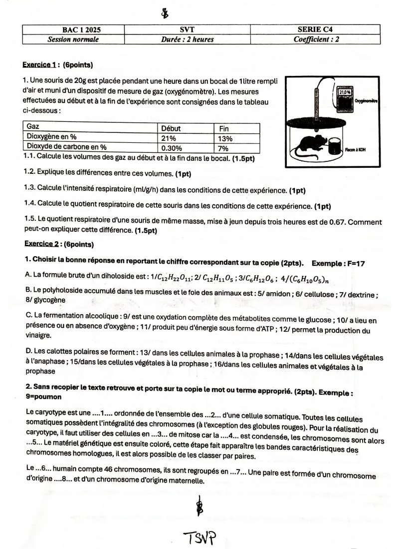 ÉPREUVES BAC1 SÉRIES ACD: compilation edusocialnews
