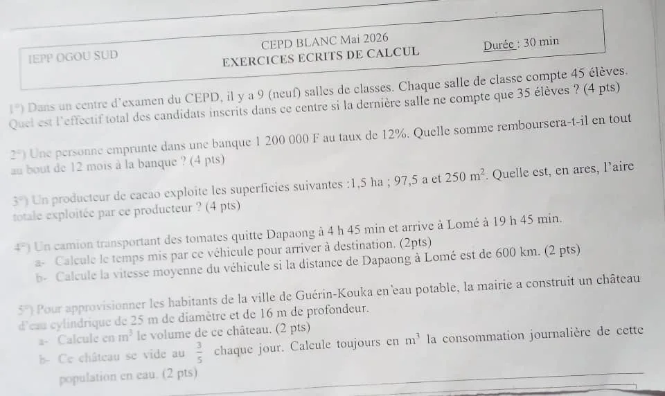 CEPD BLANC OGOU SUD 2026