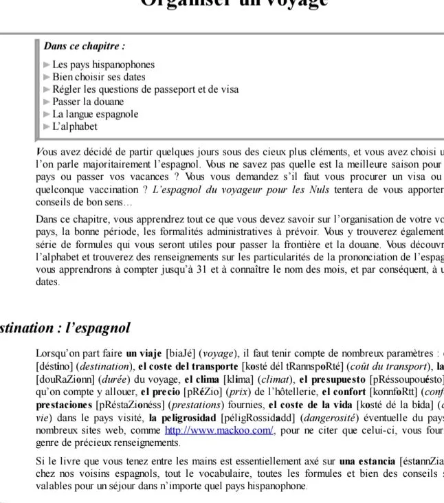 COURS D'ESPAGNOL POUR LES NULS