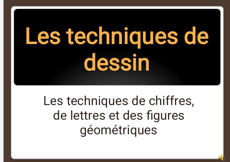 TECHNIQUE DE DESSIN 2