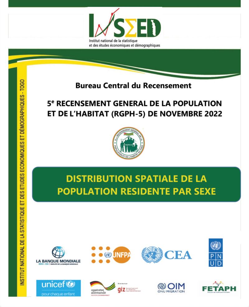 RECENSEMENT GÉNÉRAL DE LA POPULATION TOGOLAISE 2022 RGPH-5
